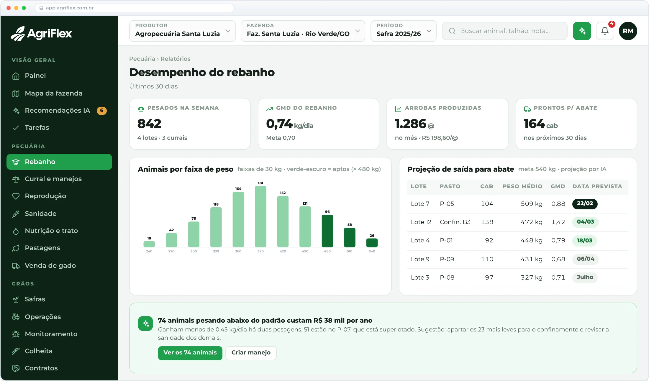 Quem está ganhando peso e quem está dando prejuízo